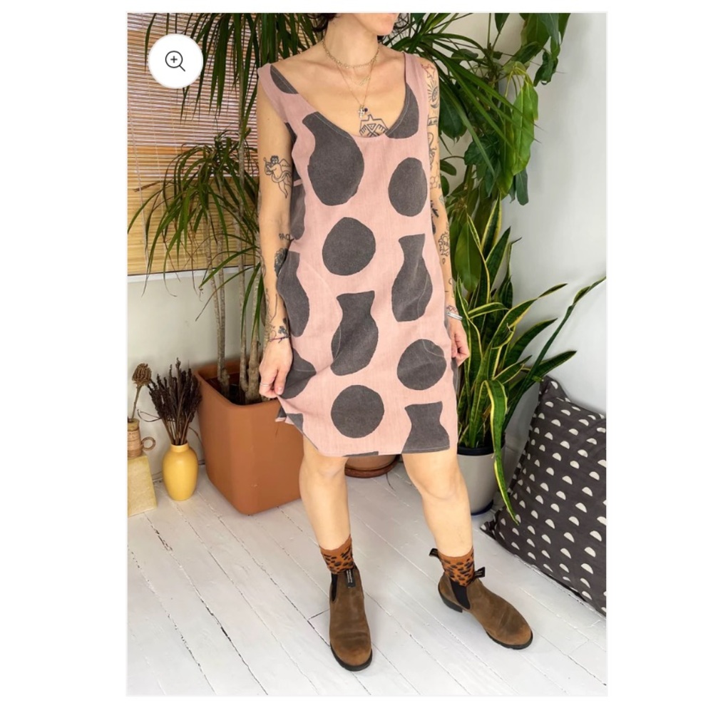 COPY - Po-em Demi Sundress in Moonvase Print